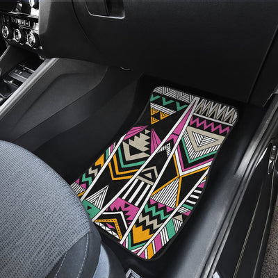 Tribal Aztec Triangle Front and Back Car Floor Mats