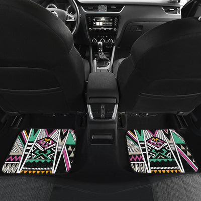 Tribal Aztec Triangle Front and Back Car Floor Mats