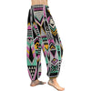 Tribal Aztec Triangle Harem Pants