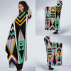 Tribal Aztec Triangle Hooded Blanket-JORJUNE.COM