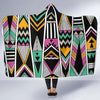 Tribal Aztec Triangle Hooded Blanket-JORJUNE.COM