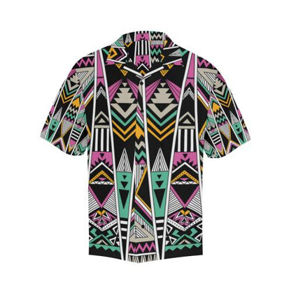 Tribal Aztec Triangle Men Hawaiian Shirt
