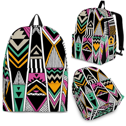 Tribal Aztec Triangle Premium Backpack