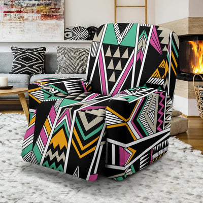 Tribal Aztec Triangle Recliner Slipcover-JORJUNE.COM