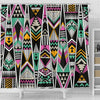 Tribal Aztec Triangle Shower Curtain