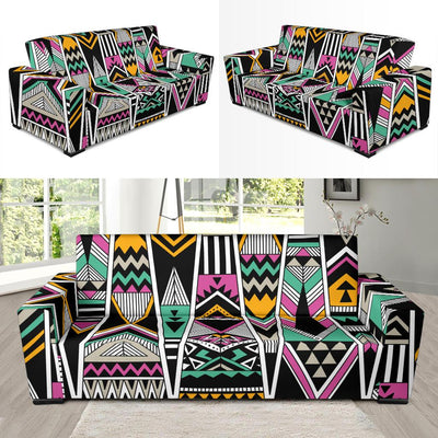 Tribal Aztec Triangle Sofa Slipcover-JORJUNE.COM