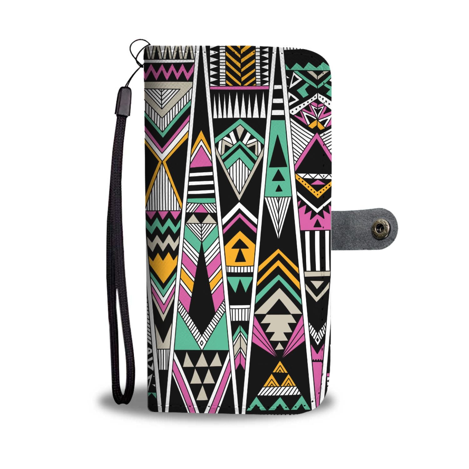 Tribal Aztec Triangle Wallet Phone case