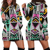 Tribal Aztec Triangle Women Hoodie Dress