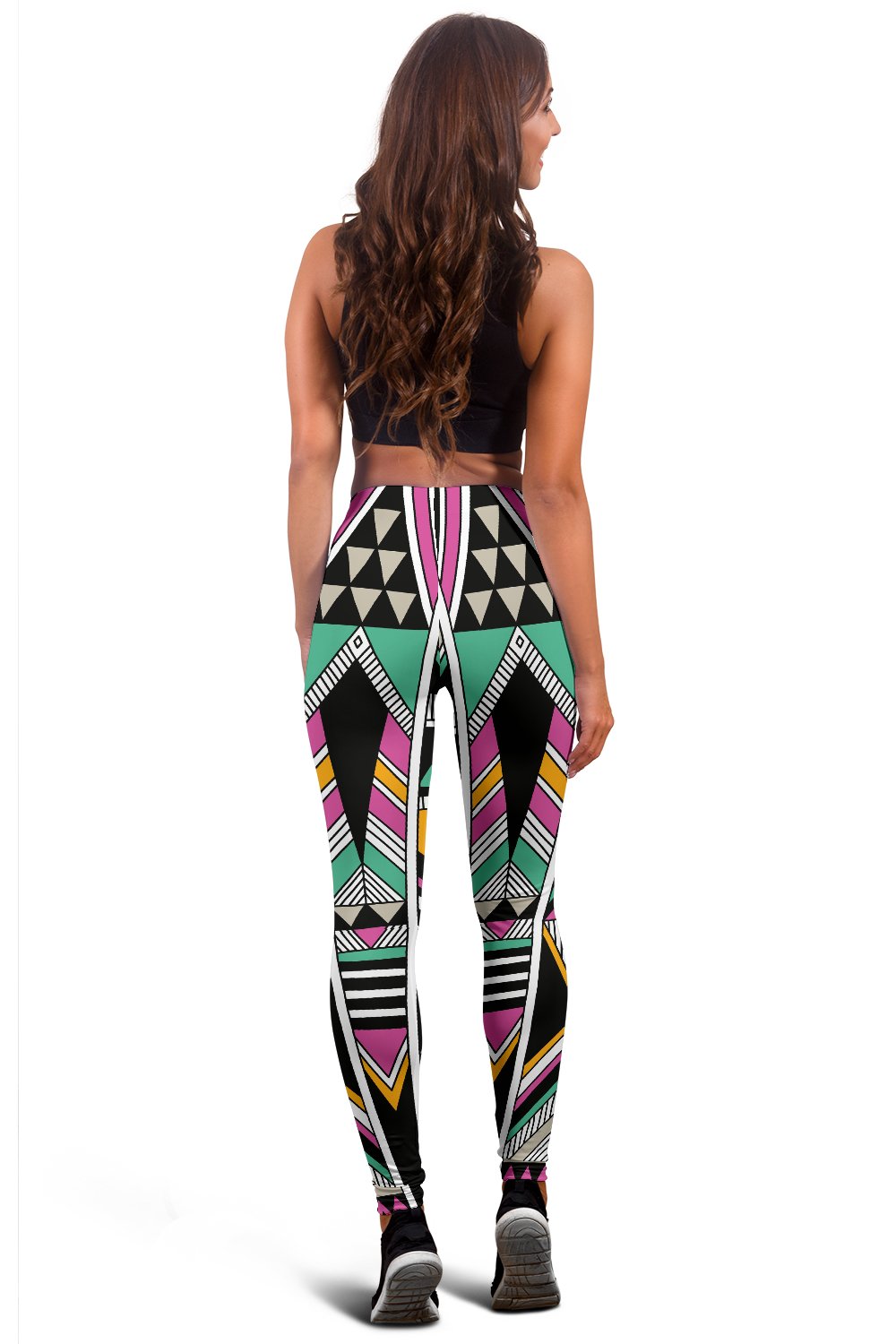 Tribal Aztec Triangle Women Leggings