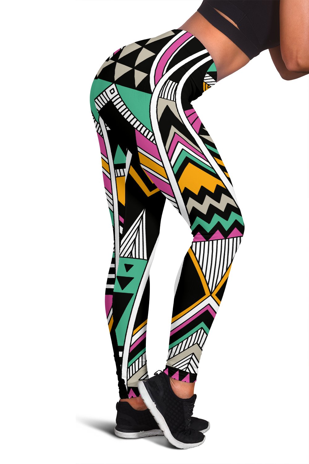 Tribal Aztec Triangle Women Leggings