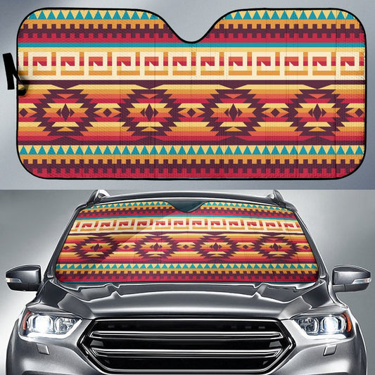 Tribal Aztec Vintage Car Sun Shade-JorJune