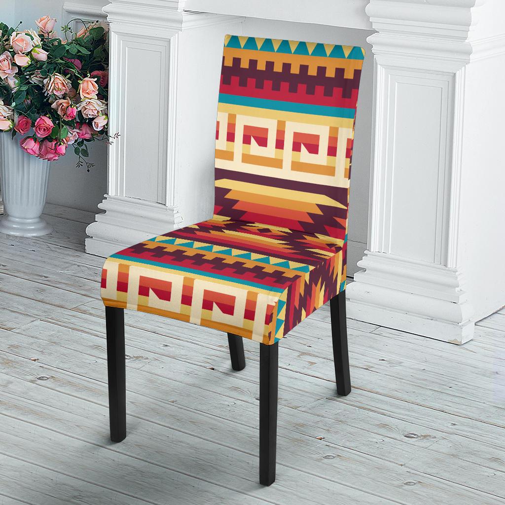 Tribal Aztec Vintage Dining Chair Slipcover-JORJUNE.COM
