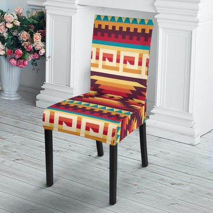 Tribal Aztec Vintage Dining Chair Slipcover-JORJUNE.COM