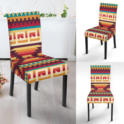 Tribal Aztec Vintage Dining Chair Slipcover-JORJUNE.COM