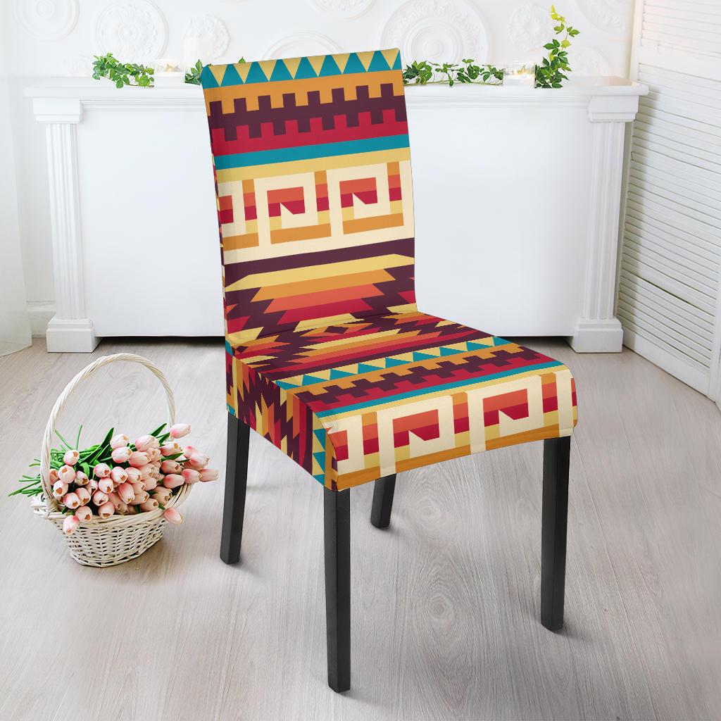 Tribal Aztec Vintage Dining Chair Slipcover-JORJUNE.COM