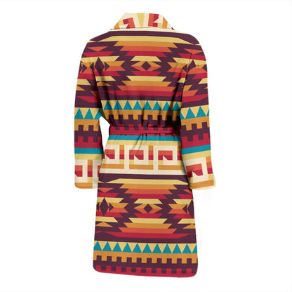 Tribal Aztec Vintage Men Bath Robe