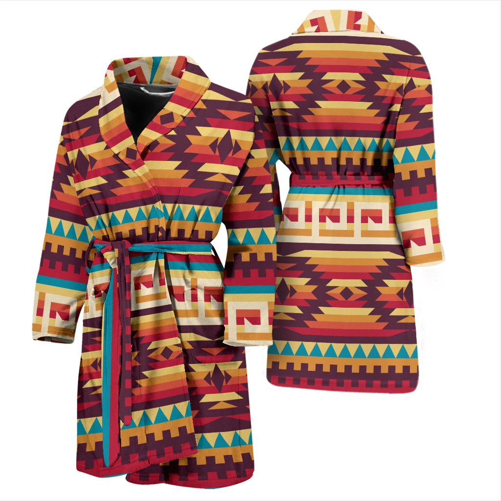 Tribal Aztec Vintage Men Bath Robe