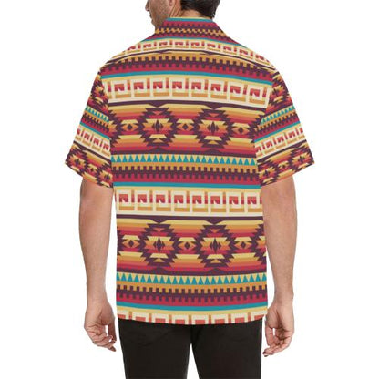 Tribal Aztec Vintage Men Hawaiian Shirt