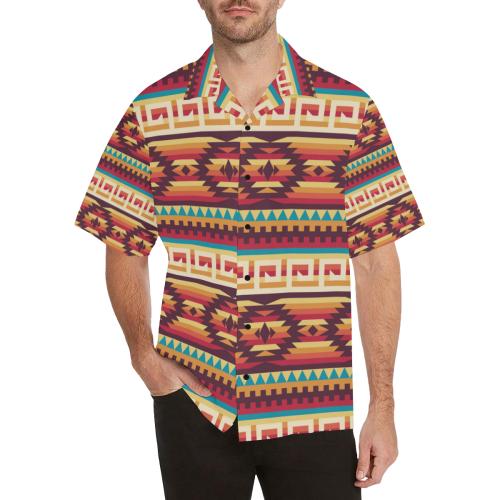 Tribal Aztec Vintage Men Hawaiian Shirt