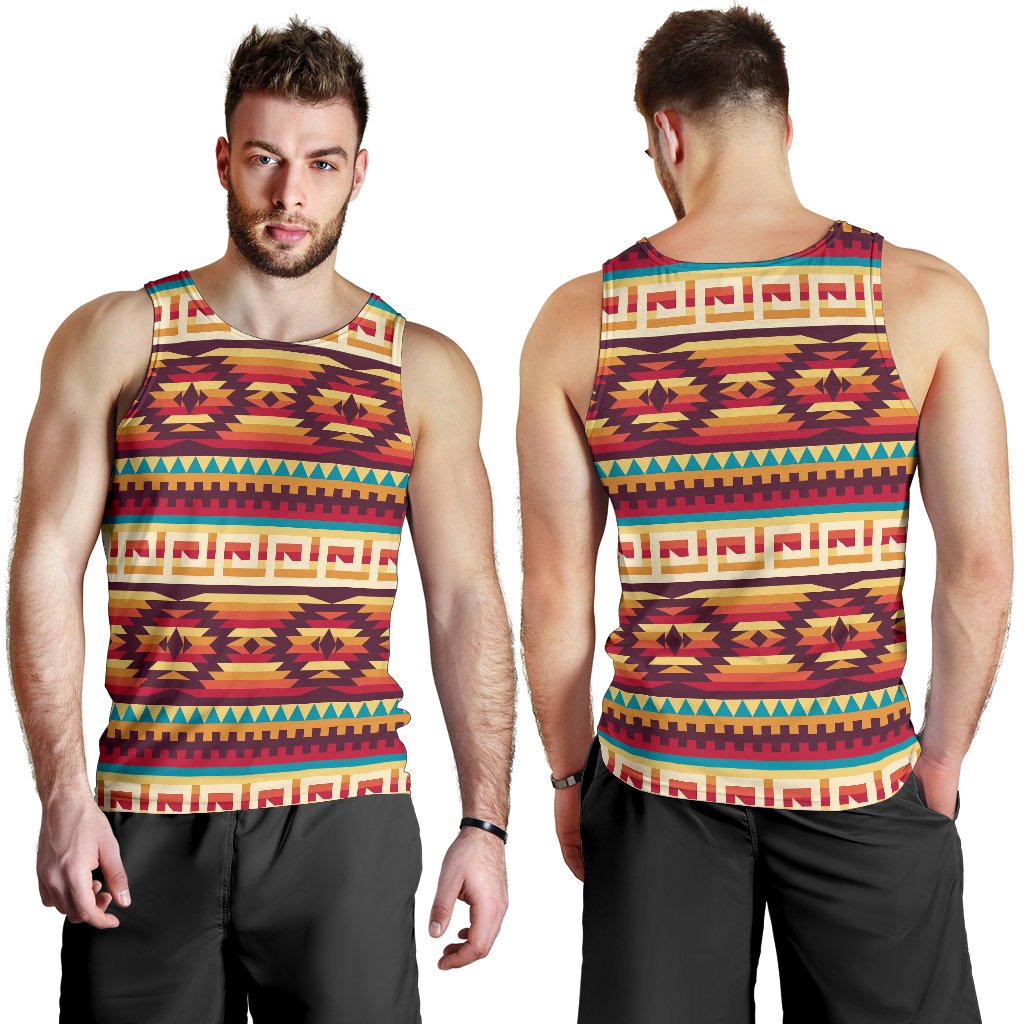 Tribal Aztec Vintage Men Tank Top