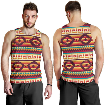 Tribal Aztec Vintage Men Tank Top