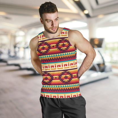 Tribal Aztec Vintage Men Tank Top
