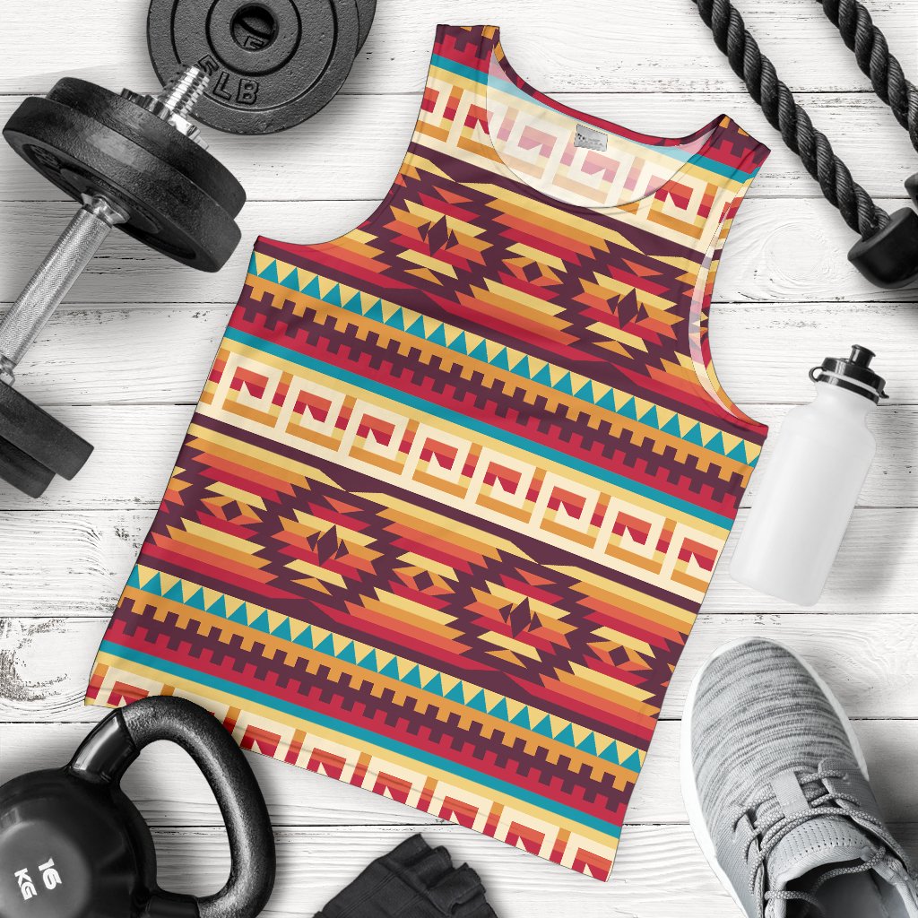 Tribal Aztec Vintage Men Tank Top