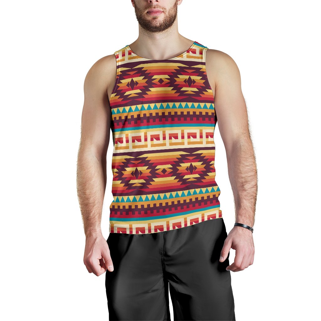 Tribal Aztec Vintage Men Tank Top