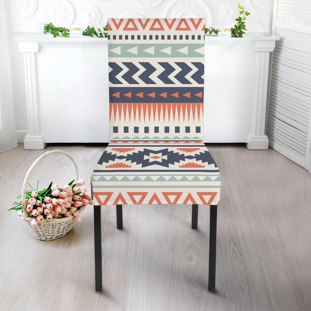 Tribal Aztec vintage pattern Dining Chair Slipcover-JORJUNE.COM
