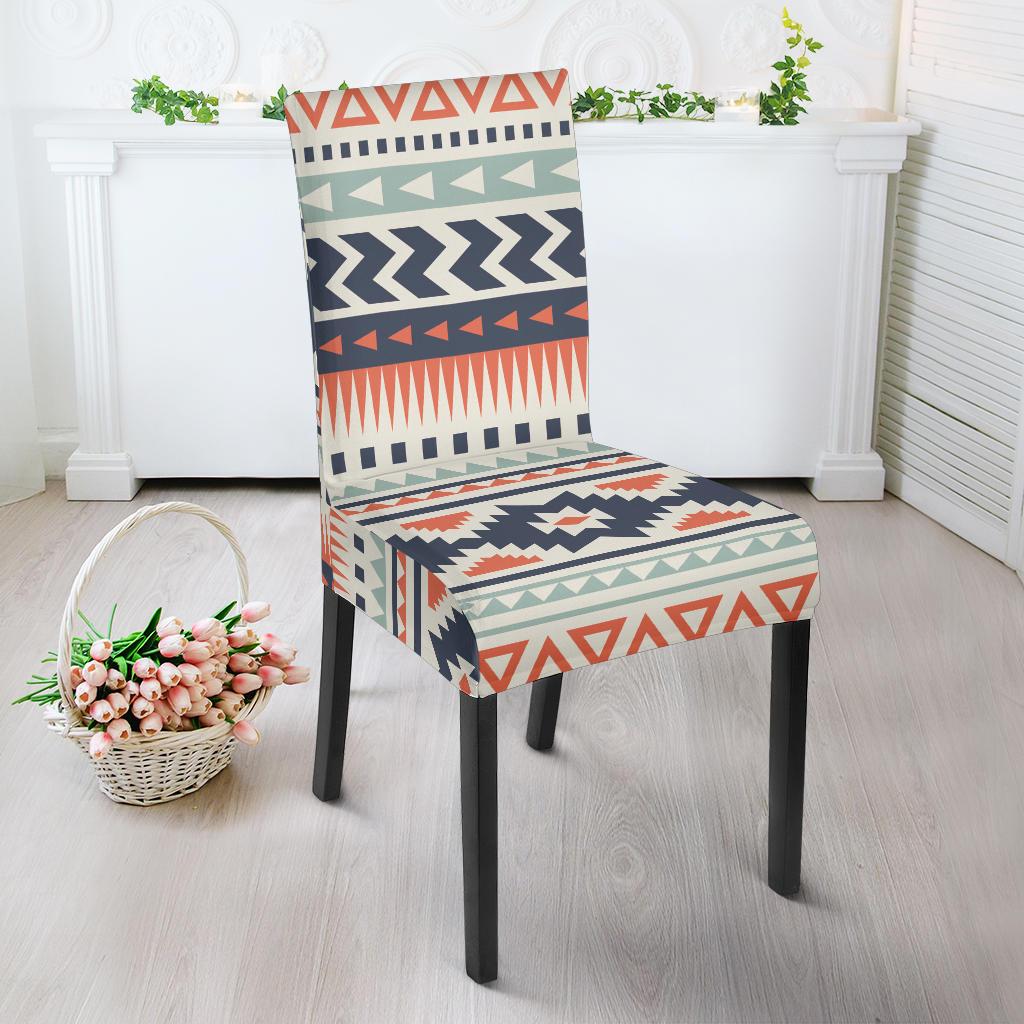 Tribal Aztec vintage pattern Dining Chair Slipcover-JORJUNE.COM