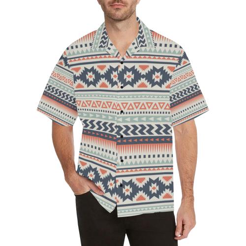 Tribal Aztec vintage pattern Men Hawaiian Shirt