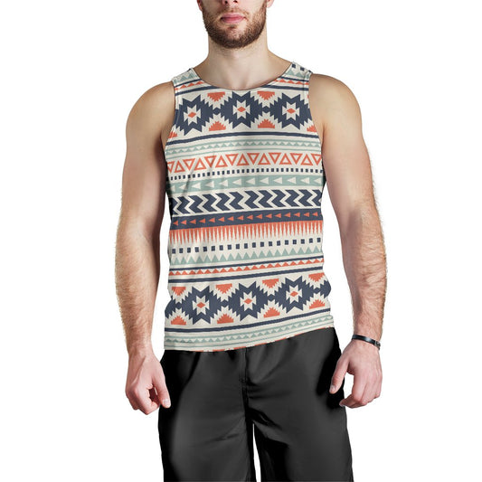 Tribal Aztec vintage pattern Men Tank Top
