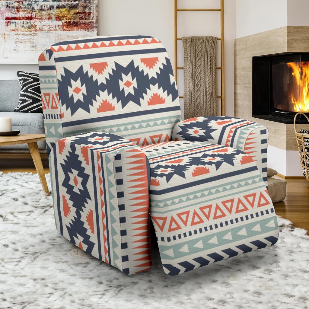 Tribal Aztec vintage pattern Recliner Slipcover-JORJUNE.COM