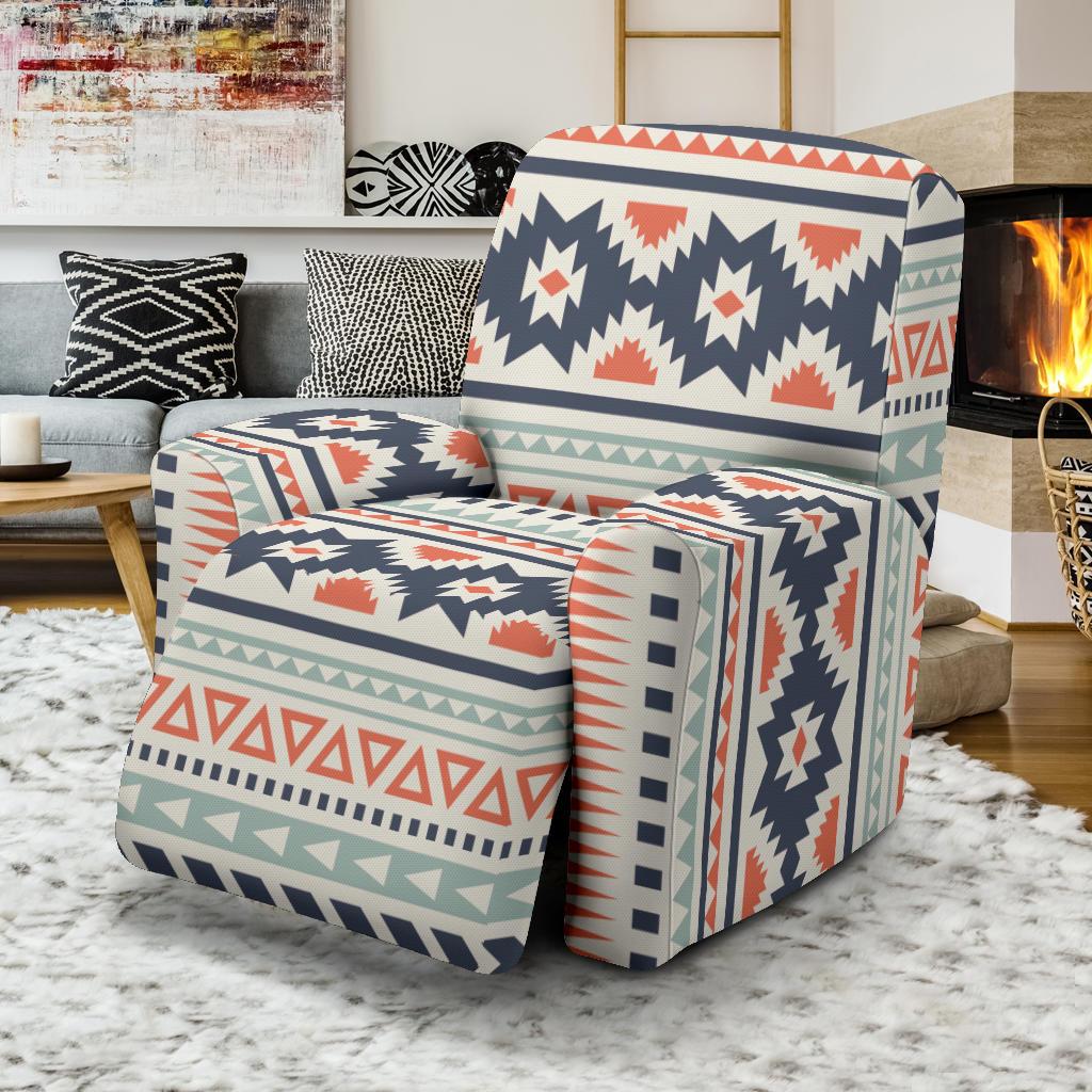 Tribal Aztec vintage pattern Recliner Slipcover-JORJUNE.COM