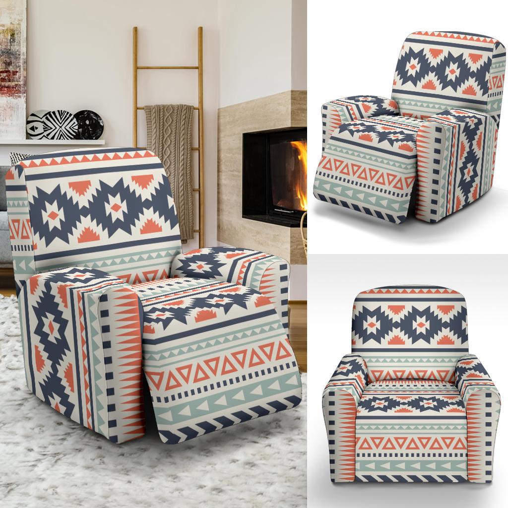 Tribal Aztec vintage pattern Recliner Slipcover-JORJUNE.COM