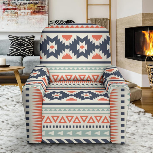 Tribal Aztec vintage pattern Recliner Slipcover-JORJUNE.COM