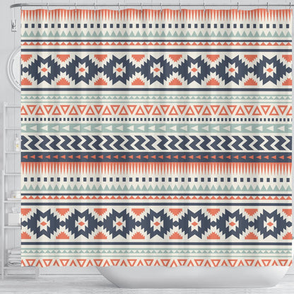 Tribal Aztec vintage pattern Shower Curtain