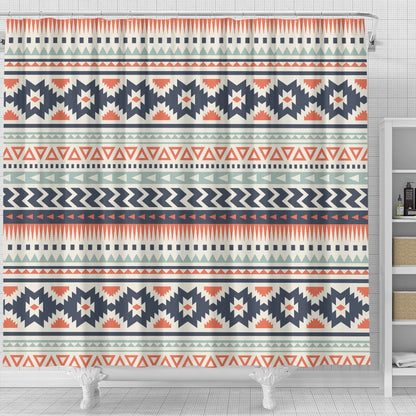 Tribal Aztec vintage pattern Shower Curtain