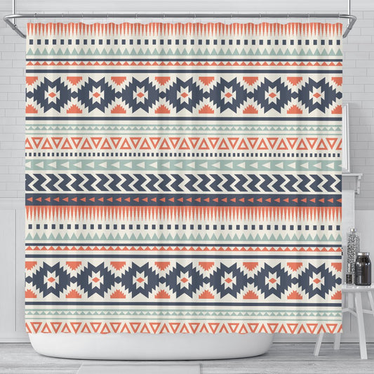 Tribal Aztec vintage pattern Shower Curtain