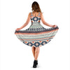 Tribal Aztec Vintage Pattern Sleeveless Mini Dress