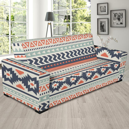 Tribal Aztec vintage pattern Sofa Slipcover-JORJUNE.COM