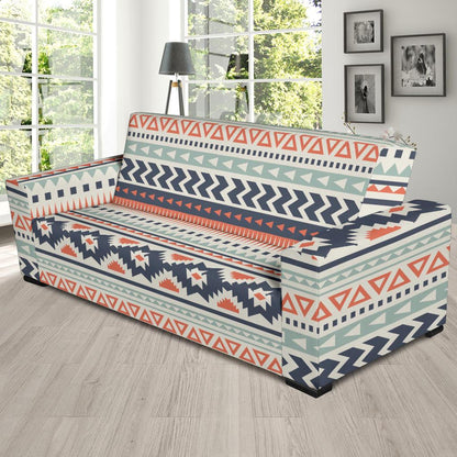 Tribal Aztec vintage pattern Sofa Slipcover-JORJUNE.COM