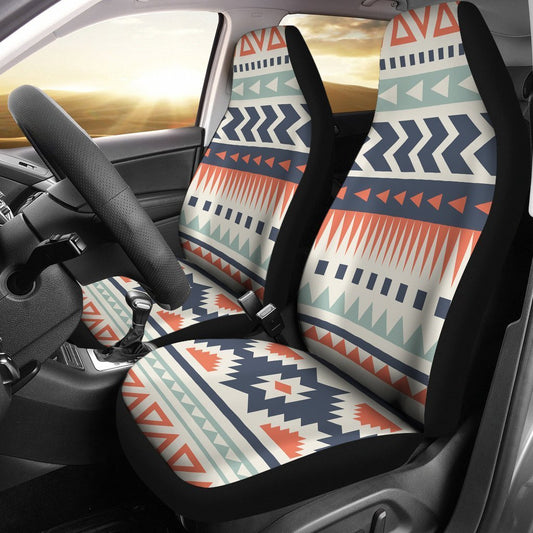 Tribal Aztec vintage pattern Universal Fit Car Seat Covers