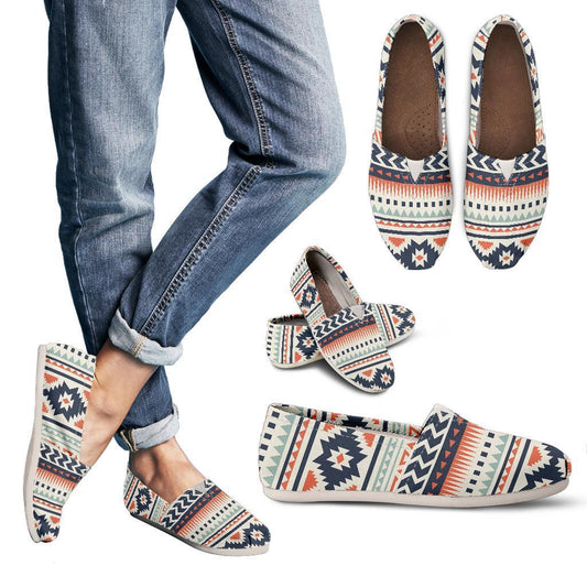Tribal Aztec vintage pattern Women Casual Shoes-JorJune.com