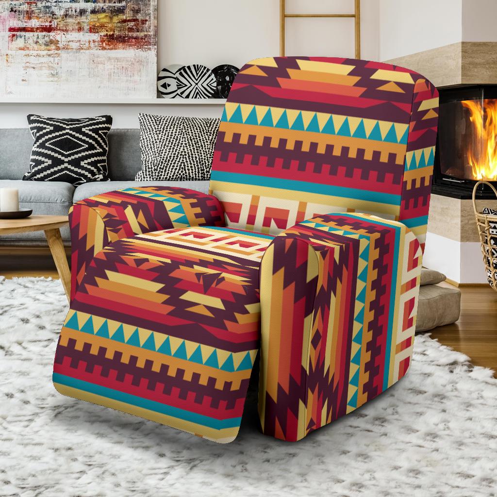Tribal Aztec Vintage Recliner Slipcover-JORJUNE.COM