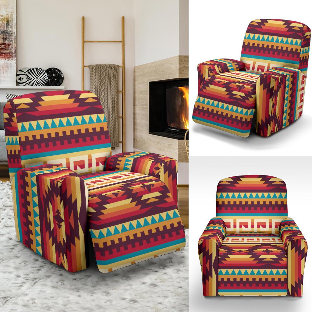 Tribal Aztec Vintage Recliner Slipcover-JORJUNE.COM