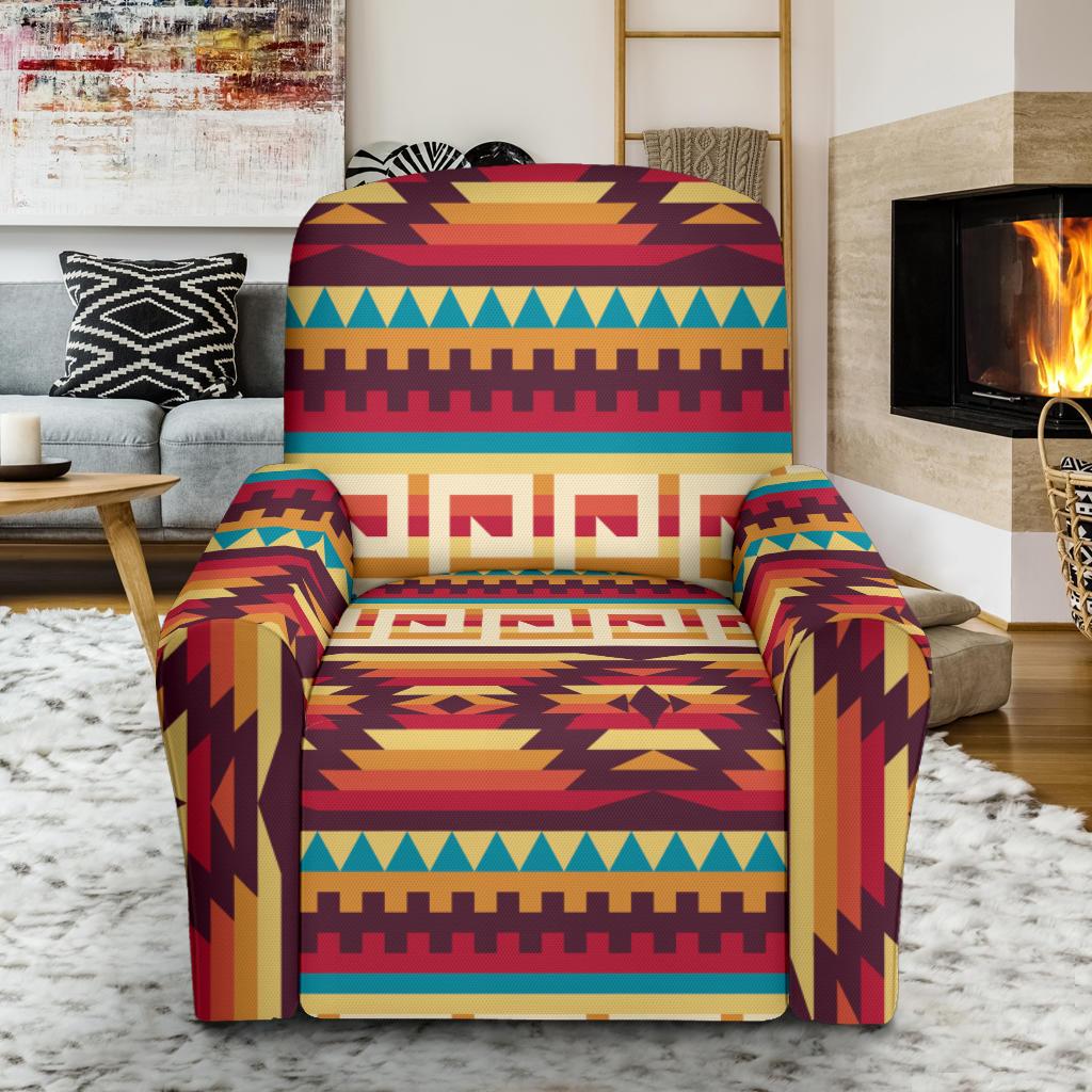Tribal Aztec Vintage Recliner Slipcover-JORJUNE.COM