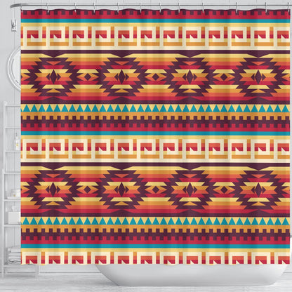 Tribal Aztec Vintage Shower Curtain