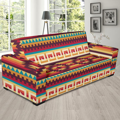 Tribal Aztec Vintage Sofa Slipcover-JORJUNE.COM
