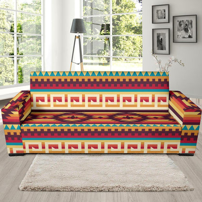 Tribal Aztec Vintage Sofa Slipcover-JORJUNE.COM